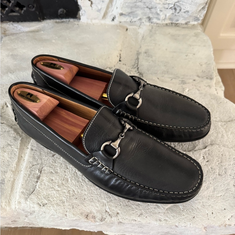 Peter Millar Bit Loafer Size 11.5 - Black